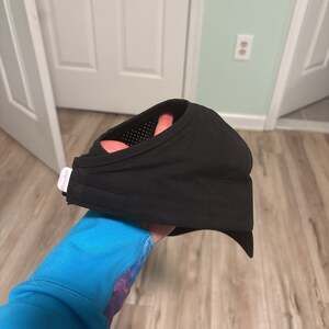 Ponyflo Performance Running Ponytail Hat Mesh Exercise Cap Black